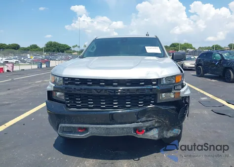 2021 Chevrolet Silverado 1500 4Wd Short Bed Custom Trail Boss from USA, damaged, VIN 3GCPYCEF7MG482330